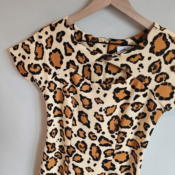 Disney Parks Dress Shop Disney's Animal Kingdom Leopard Print Dress NWT - Picture 4 of 11